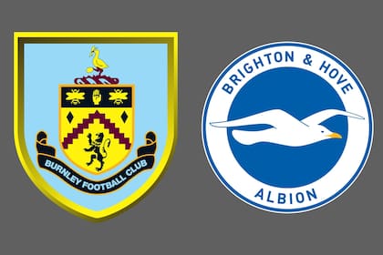 Burnley y Brighton and Hove Albion disputaron uno de los encuentros de la jornada del fútbol inglés