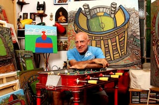 Enrique Burone Risso, el artista que inmortaliza los estadios del fútbol argentino