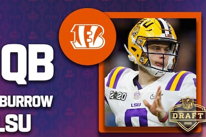 Burrow, el primer elegido del draft de la NFL