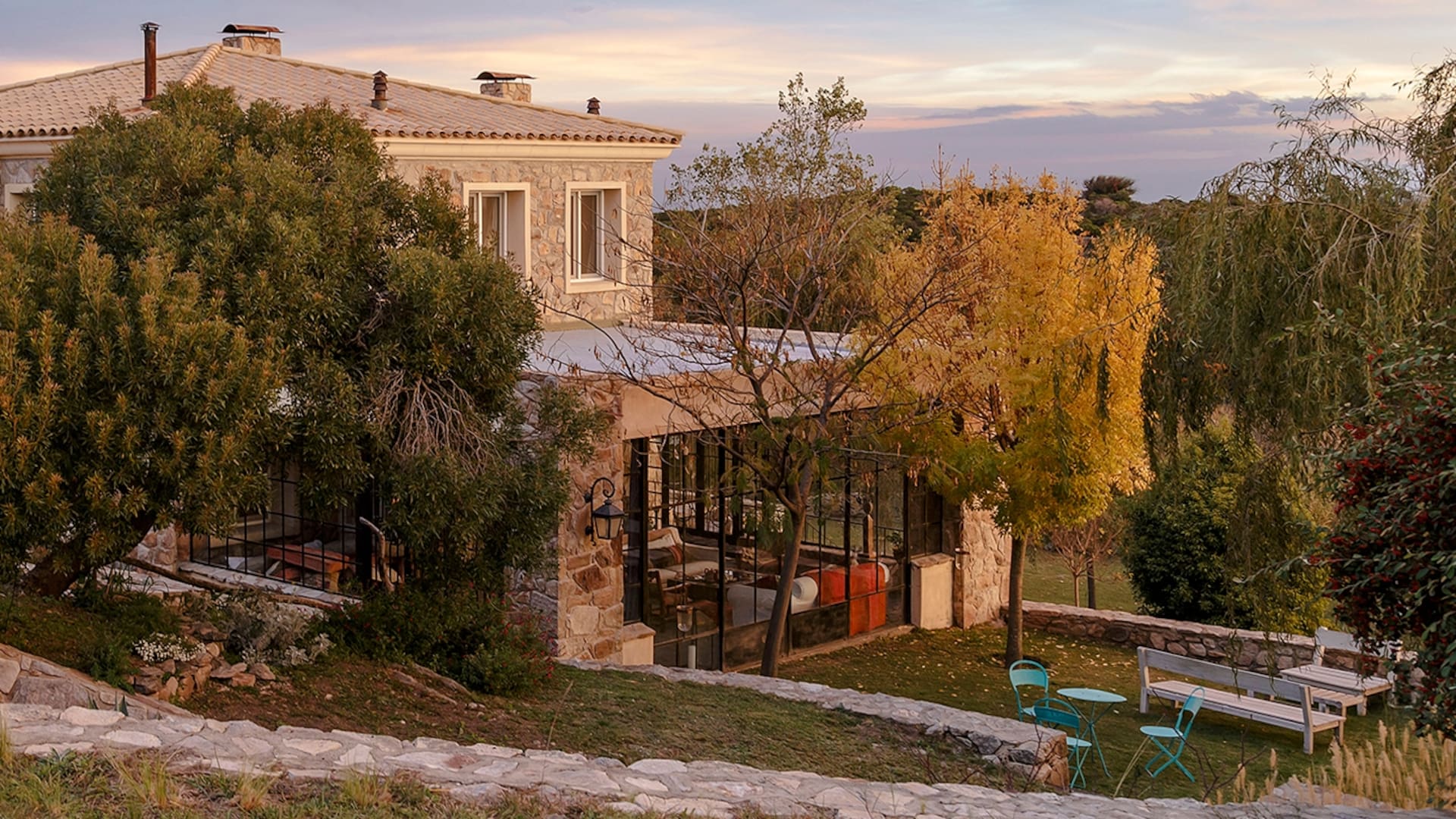 Una casa de campo en el medio de La Cumbre.