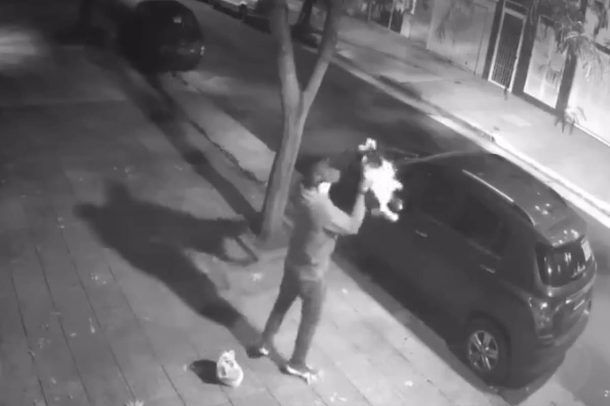 Buscan a un hombre que golpeó salvajemente a un perro
