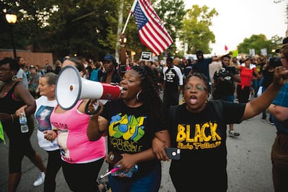 Bush en 2017, tras la absolución del policía Jason Stockley en el juicio por el crimen del joven Anthony Lamar Smith