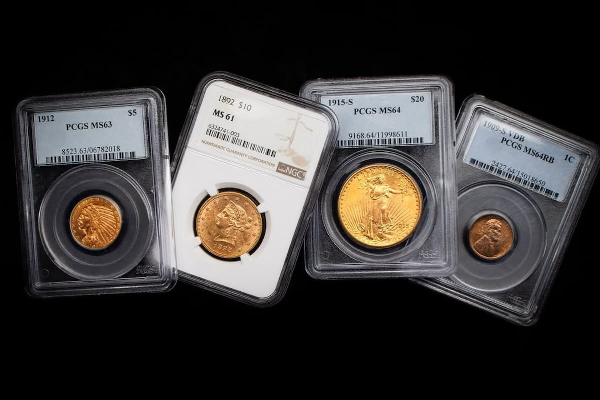 Búsqueda de monedas raras en la ciudad de Houston, Texas