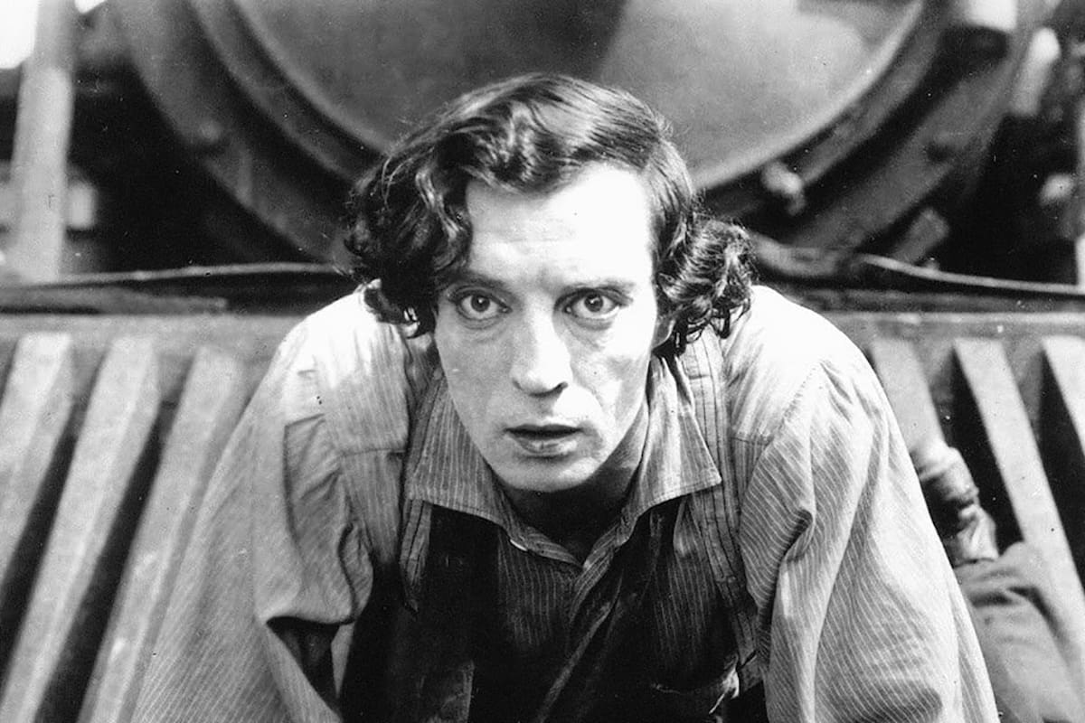 Buster Keaton. El maquinista de la General, de 1927, año en el que el primer film sonoro hizo tambalear al cine mudo