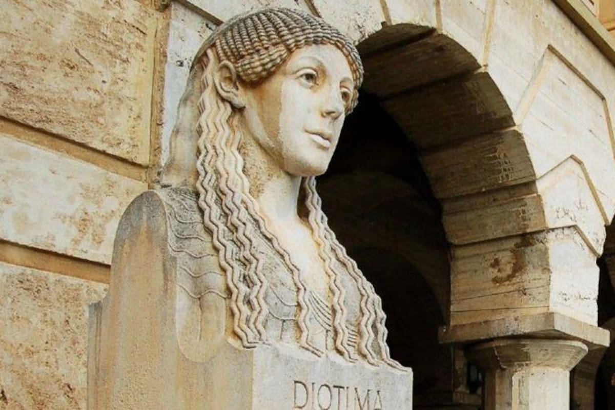 Busto de Diotima en la Universidad de Australia Occidental (UWA)
