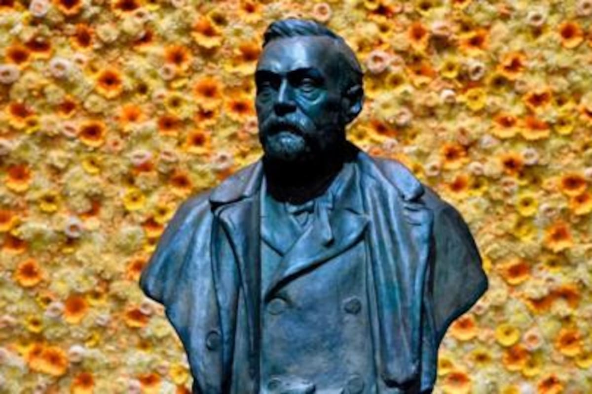 Busto del creador del premio, Alfred Nobel.