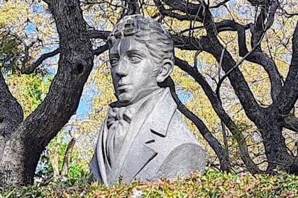 Busto en homenaje a Martín de Álzaga, en la plaza del mismo nombre, ubicada en el barrio porteño de Palermo