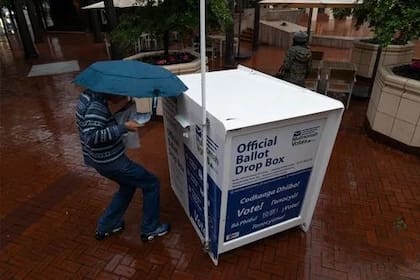 Buzón electoral en Estados Unidos
