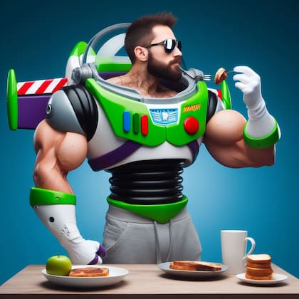 Buzz Lightyear en la vida real, según Copilot