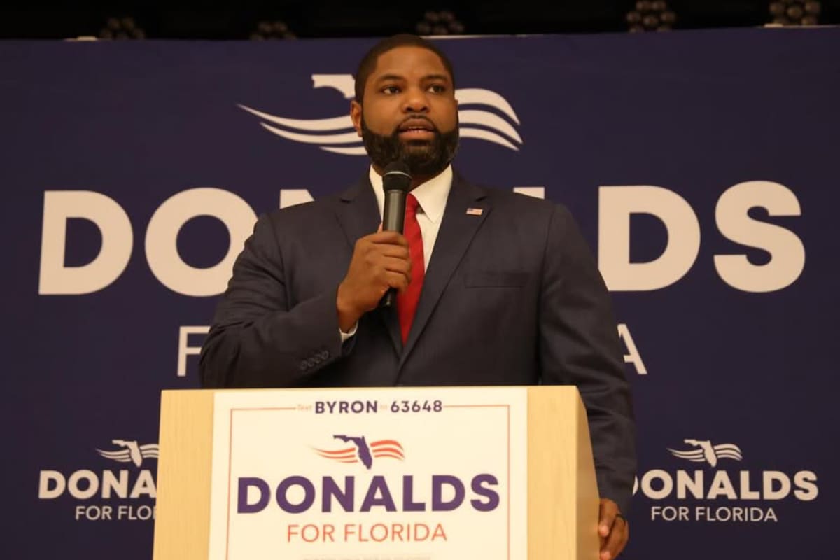 Byron Donalds, candidato a gobernador de Florida, habló sobre la situación de la inmigración en Estados Unidos