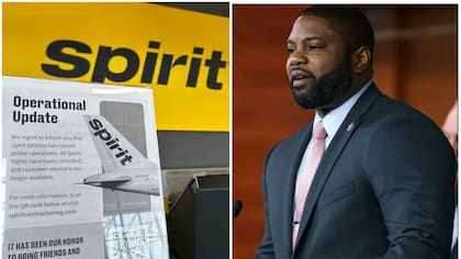 Byron Donalds culpó a la administración de Joe Biden por el cese de operaciones de Spirit Airlines