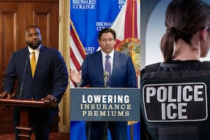 Byron Donalds prometió reforzar los vínculos con el ICE en Florida, mientras Ron DeSantis hizo otros anuncios