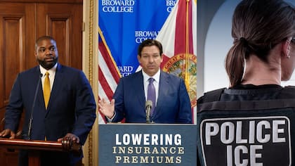 Byron Donalds prometió reforzar los vínculos con el ICE en Florida, mientras Ron DeSantis hizo otros anuncios