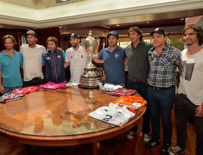 C. Zavaleta, Cappella Barabucci, Monteverde, P. Pieres, Stirling, I. Novillo Astrada, I. Heguy, I. Laprida y la copa The Ayrshire