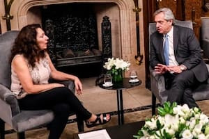 Caamaño, el día en que fue oficializada como interventora en la AFI