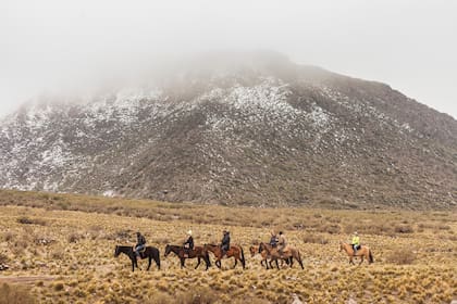 La travesía a caballo por la Quebrada del Durazno parte del Manzano Histórico.