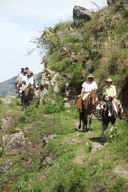 Cabalgata en Tucumán.