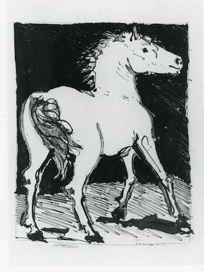 "Caballo, Historia Natural de Buffon", Pablo Picasso, 1936