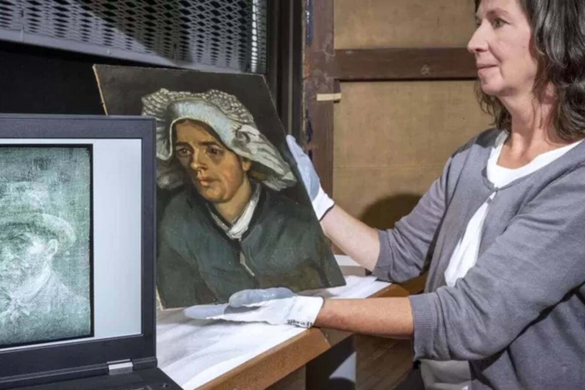 "Cabeza de mujer campesina" se consideró más "terminada" que el autorretrato del otro lado