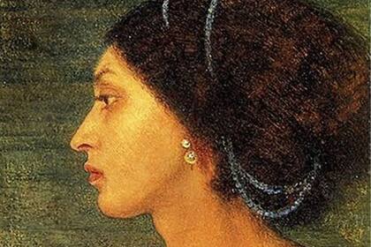 Cabeza de una mujer mulata, de Joanna Boyce Wells (c.1860)