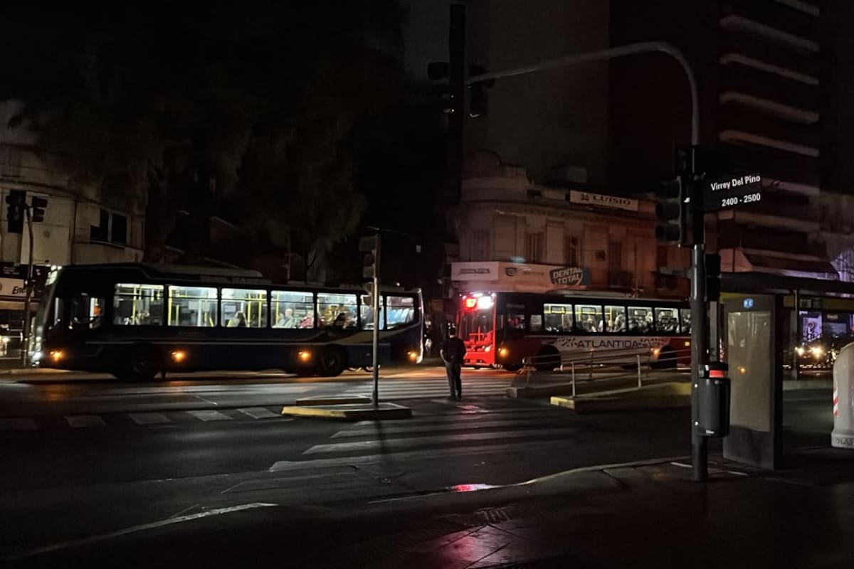 Cabildo y Virrey del Pino, esquina afectada por el apagón