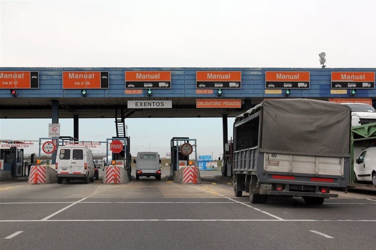 Cabinas de peaje en la autopista a Ezeiza; Cristóbal López tomó la concesión en 2013