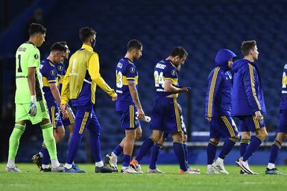 Cabizbajo, Boca se retiró de la Bombonera sabiendo que desperdició una gran posibilidad de escaparle a la presión de ganar en la última fecha.