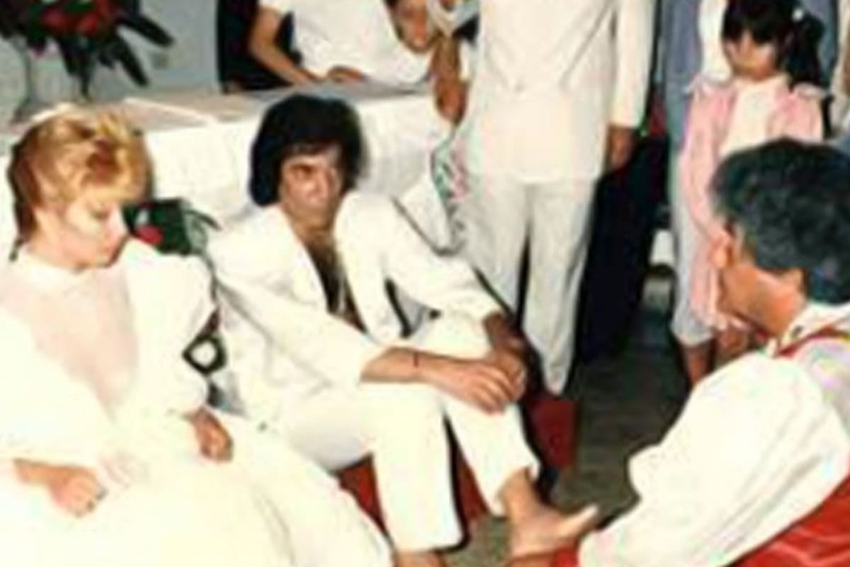 Cacho Castaña y Selva Mayo se casaron por un rito umbanda