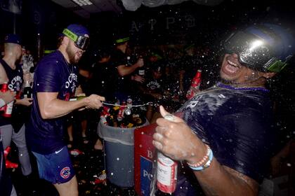 Cachorros celebran tras asegurar su primer pasaje a playoffs desde 2020