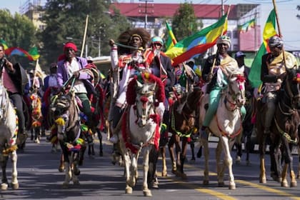 Cada año se celebra un desfile para conmemorar la Batalla de Adwa: en marzo pasado se conmemoró el 125 aniversario