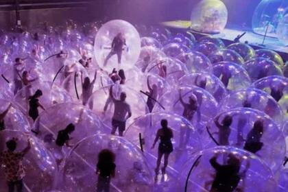 Cada burbuja tiene una capacidad máxima de tres personas