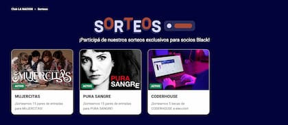 Cada mes, Club LA NACION realiza sorteos exclusivos para sus socios BLACK.
