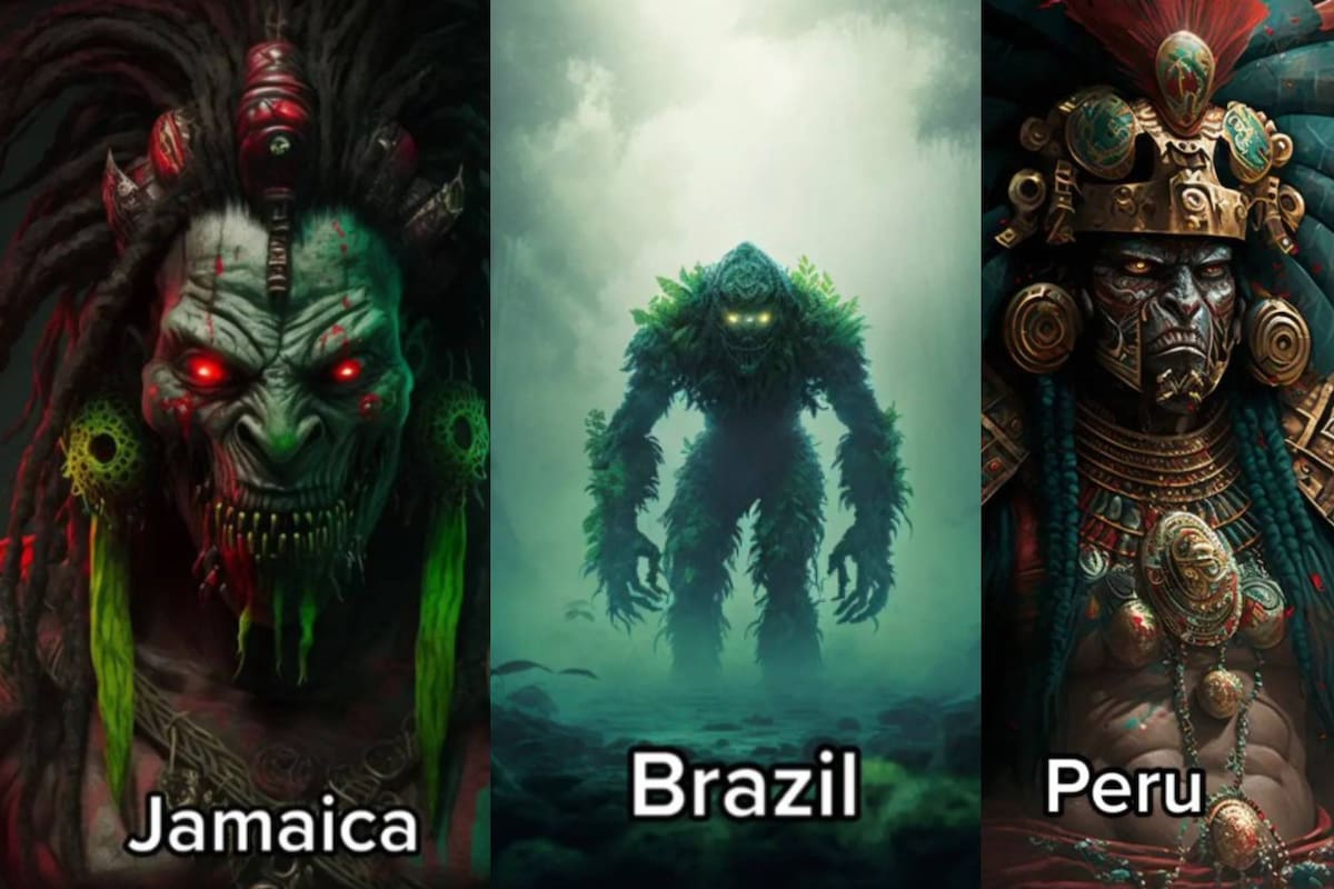 Cada país tiene la figura de cómo sería su villano (Captura video)