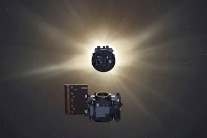 Cada satélite, de menos de 1,5 metros de ancho, desempeñará un rol específico para bloquear la luz solar