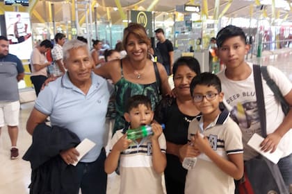 "Cada vez que vuelvo a reencontrarme con los míos soy muy feliz”.