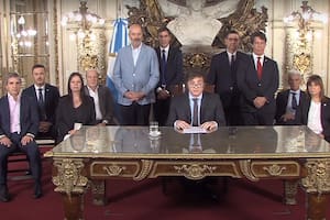 Cadena nacional del presidente Javier Milei