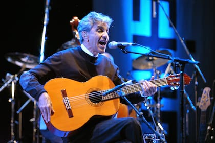 Caetano Veloso en Buenos Aires, durante la presentación de A Foreign Sound, el disco donde versionó "Nature Boy".