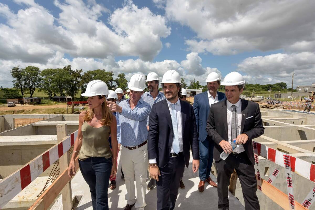 Cafiero recorrió obras en Entre Ríos con el gobernador Bordet