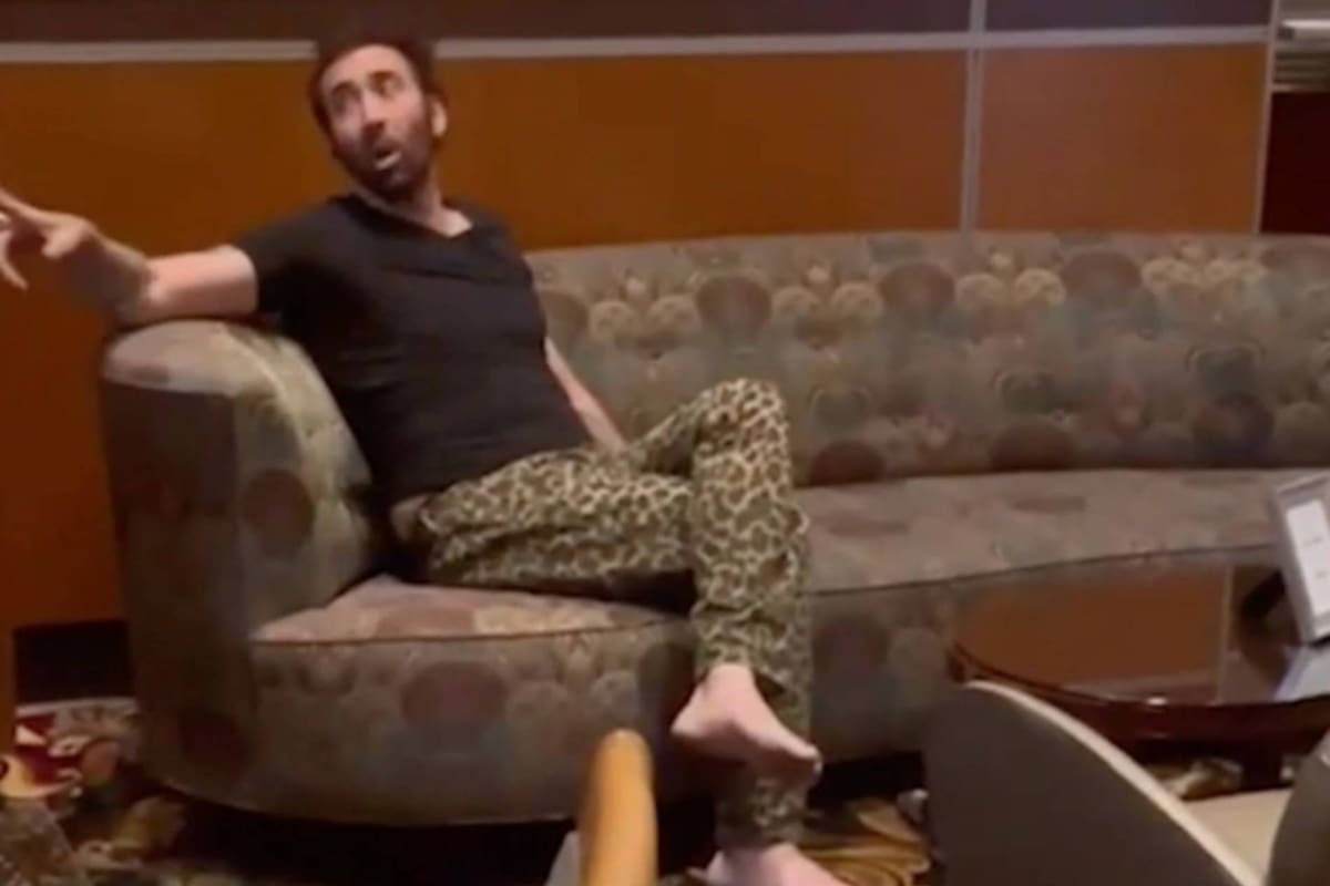 Cage fue expulsado de un bar después de beber whisky y tequila durante horas