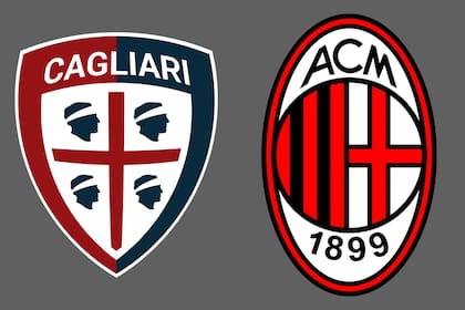 Cagliari y Milan disputaron uno de los encuentros de la jornada del fútbol italiano