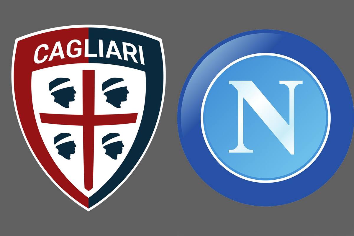 Cagliari y Napoli disputaron uno de los encuentros de la jornada del fútbol italiano