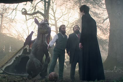 Caín (Sanjeev Bhaskar) y Abel (Asim Chaudhry)