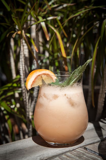 Caipirinha de pomelo.