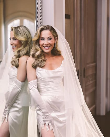 Caitlin Hale sorprendió con su vestido de novia (Foto: Instagram/@caitlinmhale)