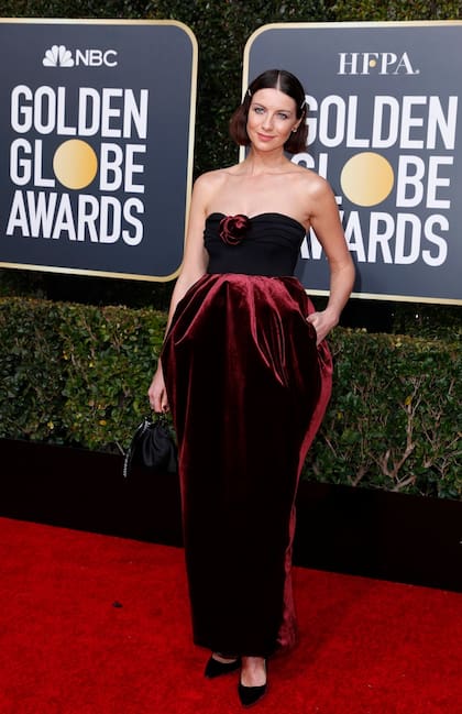 La falda abultada de Caitriona Balfe fue otro de los items más comentados