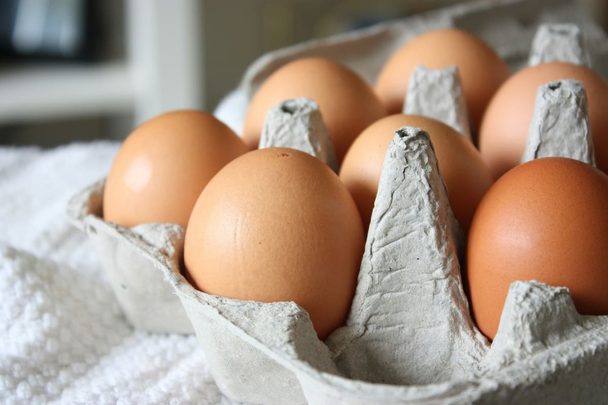 Caja de huevos