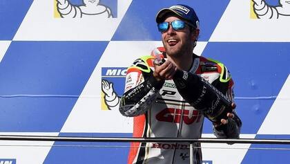 Cal Crutchlow festejó en Australia