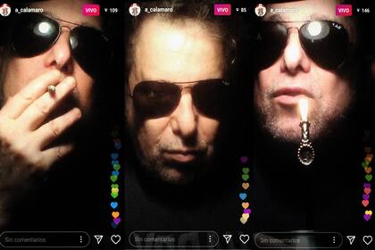 Calamaro y sus trasnochados Live de Instagram