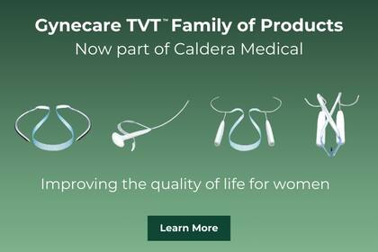Caldera Medical adquiere la familia de productos GYNECARE TVT™ de Ethicon en una expansión transform