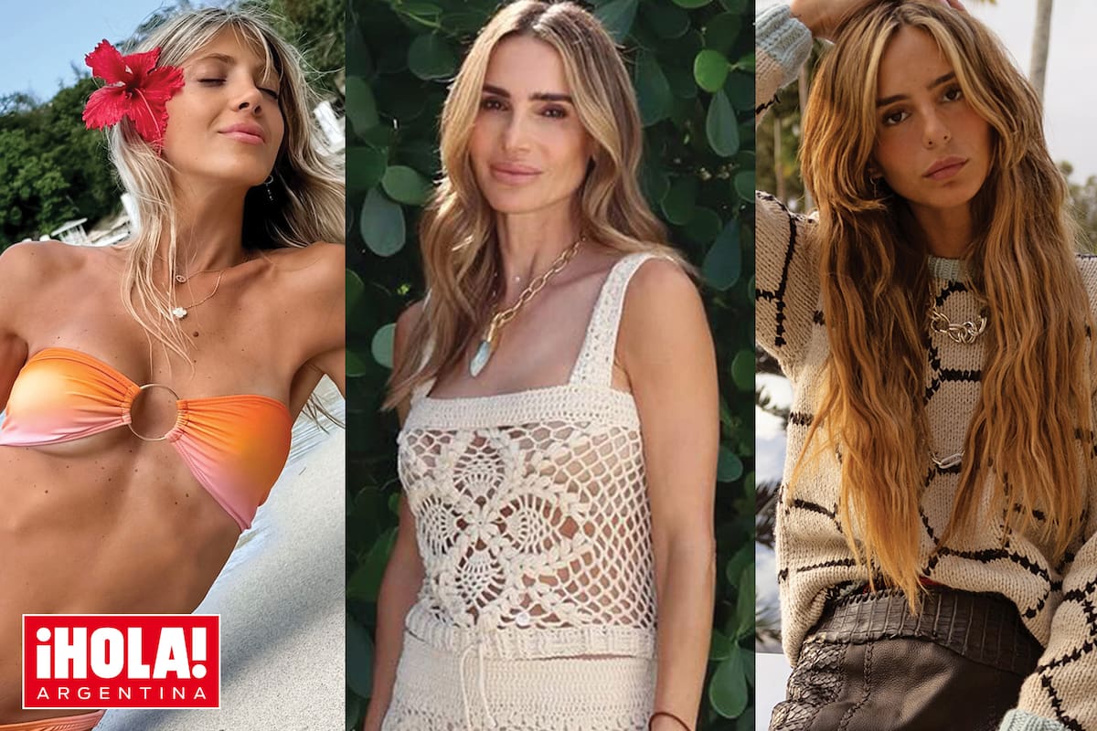 Cale Ruggeri, María Vázquez y Juanita Tinelli.